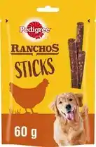 Bol.com Pedigree Hondensnacks - Ranchos Sticks - Kip - 10x60g aanbieding