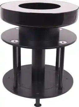 Bol.com SenS-line Mila BBQ / Fire Pit - 56 cm - Zwart aanbieding