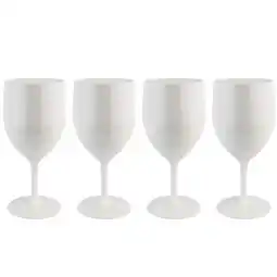 ANWB Mydrinkglass Camping wijnglazen 4 stuks Wit aanbieding