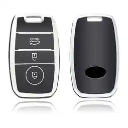 ANWB Dutch Shield Sleutelhoesje Kia zwart A3 Zwart-Zilver aanbieding