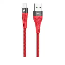 ANWB Hoco Snellaad Kabel USB A > USB-C 1.2 Meter Rood aanbieding