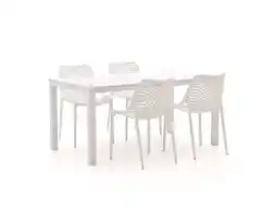 Kees Smit Forza Ripi/Menzano 160cm dining tuinset 5-delig stapelbaar aanbieding