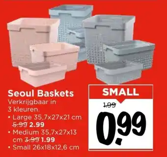 Vomar Voordeelmarkt Seoul Baskets aanbieding