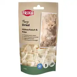 Zooplus Voordeelpakket: 6x25g Trixie gevriesdroogde snacks met kip & kaas kattensnacks aanbieding