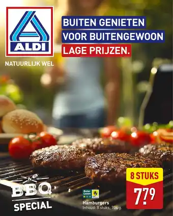 ALDI Hamburgers aanbieding