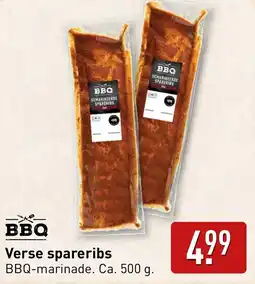 ALDI Verse spareribs aanbieding