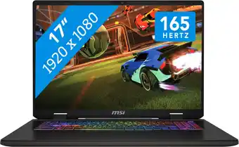 Coolblue MSI Sword 17 HX B14VFKG-081NL aanbieding