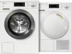 Coolblue Miele WEA 128 WCS + Miele TEA 528 WP EcoSpeed aanbieding