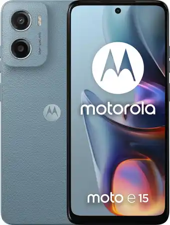 Coolblue Motorola Moto E15 64GB Blauw 4G aanbieding