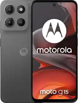 Coolblue Motorola Moto G15 128GB Grijs 4G aanbieding