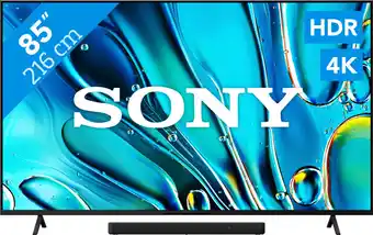 Coolblue Sony Bravia 3 85 4K Led (2025) + Sony HT-S2000 Zwart aanbieding