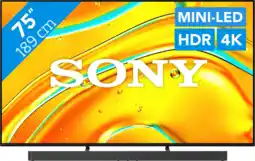 Coolblue Sony Bravia 5 75 XR Mini-led (2025) + Sony Bravia Theatre Bar 9 aanbieding