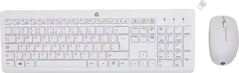 Coolblue HP 230 Draadloos Toetsenbord en Muis Wit QWERTY aanbieding