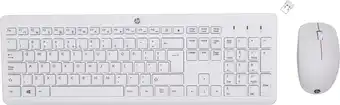 Coolblue HP 230 Draadloos Toetsenbord en Muis Wit QWERTY aanbieding