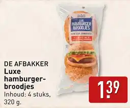 ALDI Luxe hamburger broodjes aanbieding