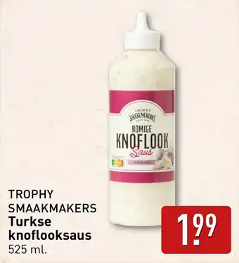 ALDI Turkse knoflooksaus aanbieding
