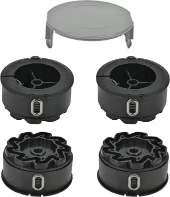 Amazon Flaveano Draadspoelen voor Bosch UniversalGrassCut Grastrimmer, 4 Spoelen en 1 Deksel aanbieding