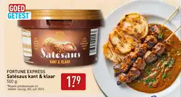 ALDI Satésaus kant & klaar aanbieding