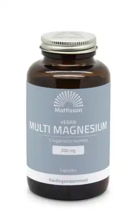De Online Drogist Mattisson HealthStyle Multi Magnesium Capsules 120CP aanbieding