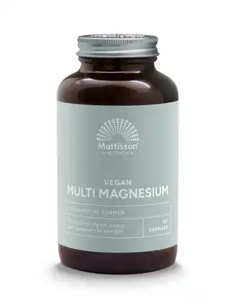 De Online Drogist Mattisson HealthStyle Multi Magnesium Capsules 120CP aanbieding