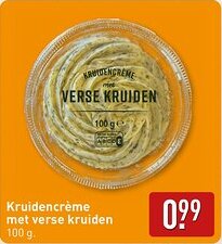 ALDI Kruidencrème met verse kruiden aanbieding