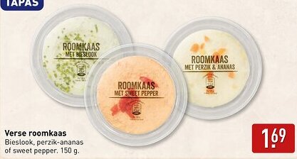 ALDI Verse roomkaas aanbieding