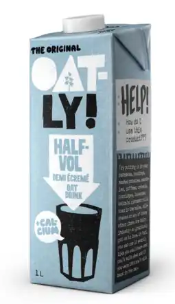De Online Drogist Oatly Haverdrank Calcium Halfvol 1LT aanbieding