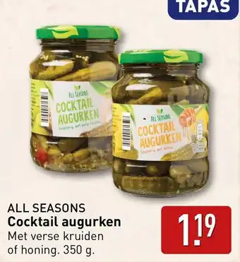 ALDI Cocktail augurken aanbieding