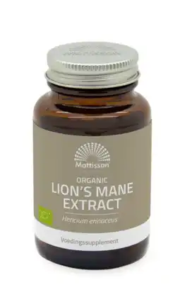 De Online Drogist Mattisson HealthStyle Lion's Mane Extract Capsules 60CP aanbieding