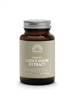 De Online Drogist Mattisson HealthStyle Lion's Mane Extract Capsules 60CP aanbieding