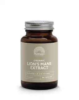 De Online Drogist Mattisson HealthStyle Lion's Mane Extract Capsules 60CP aanbieding