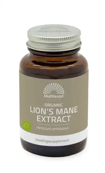 De Online Drogist Mattisson HealthStyle Lion's Mane Extract Capsules 60CP aanbieding