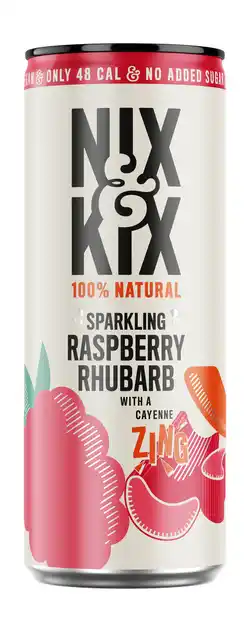 De Online Drogist Nix and Kix Raspberry Rhubarb 250ML aanbieding