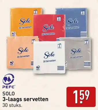 ALDI 3 laags servetten aanbieding