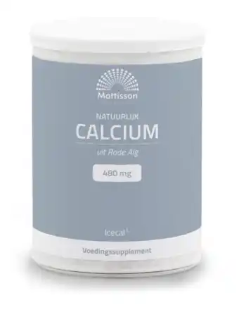De Online Drogist Mattisson HealthStyle Natuurlijk Calcium Icecal Poeder 150GR aanbieding