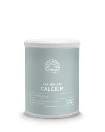 De Online Drogist Mattisson HealthStyle Natuurlijk Calcium Icecal Poeder 150GR aanbieding