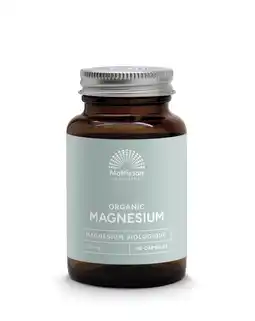 De Online Drogist Mattisson HealthStyle Biologisch Magnesium Capsules 60CP aanbieding