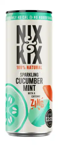 De Online Drogist Nix and Kix Cucumber & Mint 250ML aanbieding