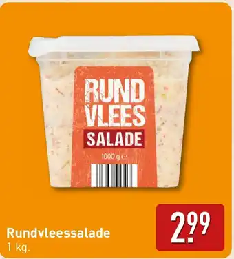 ALDI Rundvleessalade aanbieding