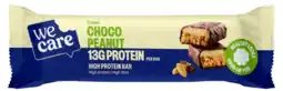 De Online Drogist WeCare Choco Peanut High Protein Bar 45GR aanbieding