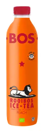 De Online Drogist BOS Rooibos Ice Tea Peach 1LT aanbieding