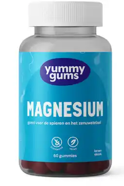 De Online Drogist Yummygums Magnesium Gummies 60ST aanbieding