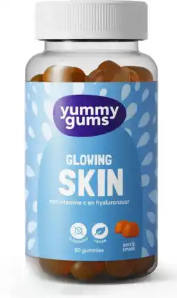 De Online Drogist Yummygums Glowing Skin Gummies 60ST aanbieding