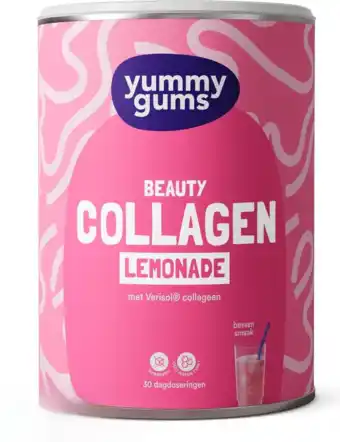 De Online Drogist Yummygums Beauty Collagen Lemonade 240GR aanbieding