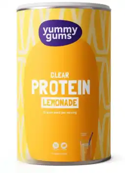 De Online Drogist Yummygums Clear Protein Lemonade 224GR aanbieding