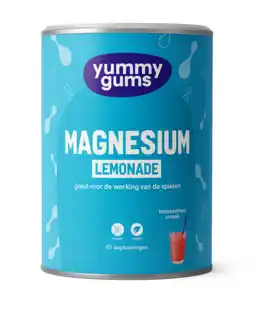 De Online Drogist Yummygums Magnesium Lemonade 240GR aanbieding