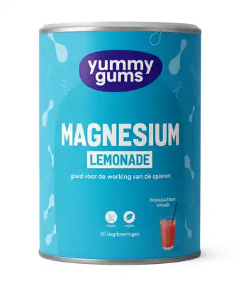 De Online Drogist Yummygums Magnesium Lemonade 240GR aanbieding