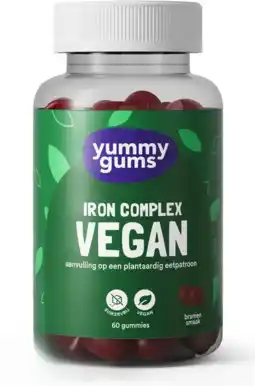 De Online Drogist Yummygums Iron Complex Vegan Gummies 60ST aanbieding