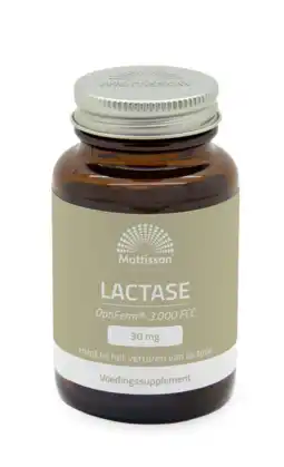 De Online Drogist Mattisson HealthStyle Lactase OptiFerm 3000 FCC Capsules 90CP aanbieding