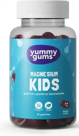 De Online Drogist Yummygums Magnesium Kids Gummies 60ST aanbieding